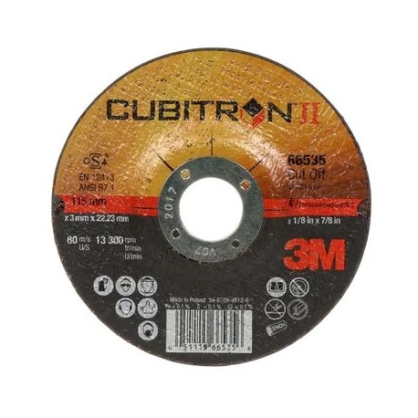 DISCO DE CORTE CUBITRON II 230X2.5MM COW 41 HP