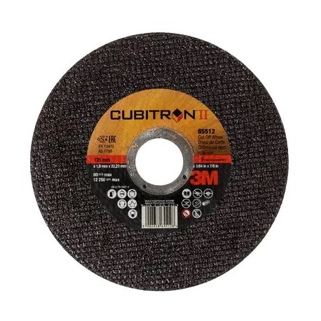 DISCO DE CORTE CUBITRON II 125X2MM COW 41 HP