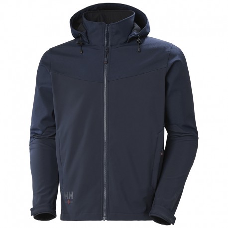 SOFTSHELL CON CAPUCHA OXFORD NAVY HELLY HANSEN