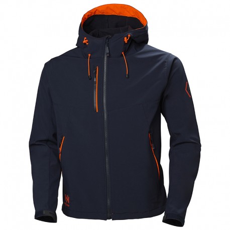 SOFTSHELL CON CAPUCHA CHELSEA EVOLUTION NAVY HELLY HANSEN