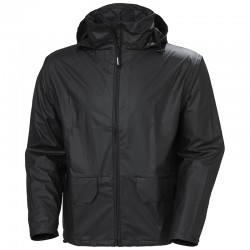 CHAQUETA IMPERMEABLE VOSS RAIN BLACK HELLY HANSEN