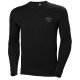 CAMISETA INTERIOR DE CUELLO REDONDO LIFA MERINO BLACK