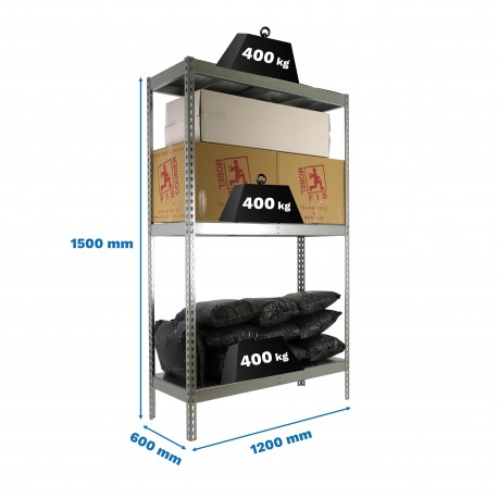 ECOFORTE 1206-3 METAL 1500 GALVA/GALVA SIMONRACK