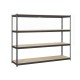 ECOFORTE 1206-4 CHIPBOARD ANTRACITA/MADERA SIMONRACK