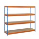 ECOFORTE 1207-4 CHIPBOARD AZUL/NARANJA/MADERA SIMONRACK
