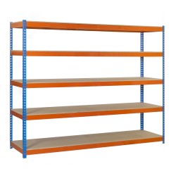 ECOFORTE 1207-5 CHIPBOARD AZUL/NARANJA/MADER SIMONRACK