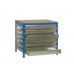 SIMONWORK BT5 BOX6 1200 AZUL/MADERA SIMONRACK