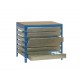 SIMONWORK BT5 BOX6 900 AZUL/MADERA SIMONRACK