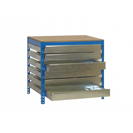 SIMONWORK BT5 BOX6 900 AZUL/MADERA SIMONRACK