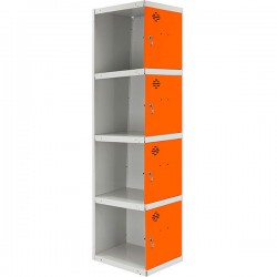 SIMONLOCKER PROF.DISM. 4 DOORS 1/4 300 ADDI GR/NA SIMONRACK