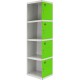 SIMONLOCKER PROF.DISM. 4 DOORS 1/4 300 ADDI GR/VE SIMONRACK