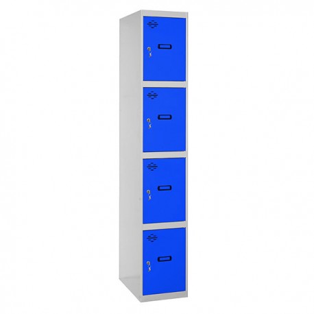 SIMONLOCKER PROF.DISM. 4 DOORS 1/4 300 INIT GR/AZ SIMONRACK