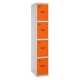SIMONLOCKER PROF.DISM. 4 DOORS 1/4 300 INIT GR/NA SIMONRACK