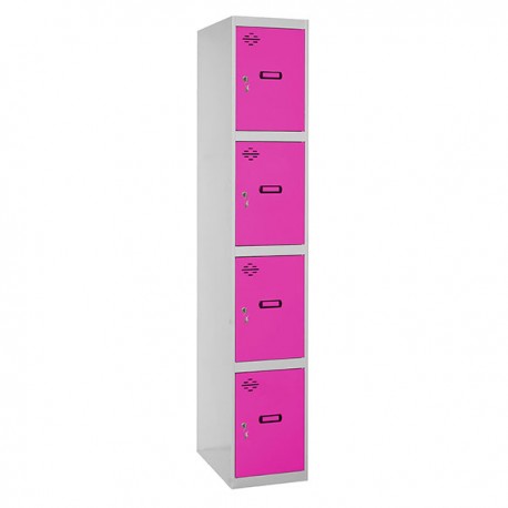 SIMONLOCKER PROF.DISM. 4 DOORS 1/4 300 INIT GR/RS SIMONRACK
