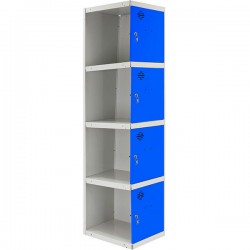 SIMONLOCKER PROF.DISM. 4 DOORS 1/4 400 ADDI GR/AZ SIMONRACK