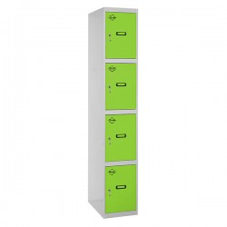 SIMONLOCKER PROF.DISM. 4 DOORS 1/4 400 INIT GR/VE SIMONRACK