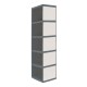 SIMONLOCKER PROF. DISM. 5 DOORS 1/5 400 ADDI AN/BL SIMONRACK