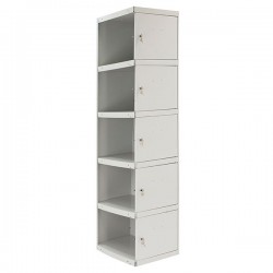 SIMONLOCKER PROF. DISM. 5 DOORS 1/5 400 ADDI GRIS SIMONRACK