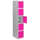 SIMONLOCKER PROF.DISM. 5 DOORS 1/5 400 INIT GR/RS SIMONRACK